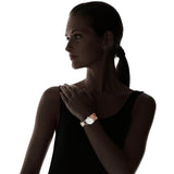 Burberry Utilitarian White Dial Multicolor Leather Strap Watch for Women - BU7849