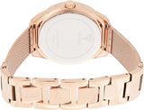 Guess Tri Glitz Quartz Diamonds Rose Gold Dial Rose Gold Mesh Bracelet Watch For Women - W1142L4