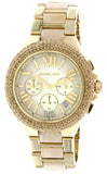 Michael Kors Camille Gold Dial Gold Steel Strap Watch for Women - MK5902