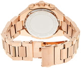 Michael Kors Camille Chronograph White Dial Rose Gold Steel Strap Watch for Women - MK5636