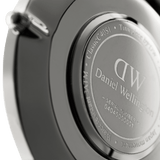 Daniel Wellington Classic Cornwall Black Dial Black Nylon Strap Watch For Women - DW00100149