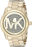 Michael Kors Runway Gold Dial Gold Steel Strap Watch for Women - MK5706