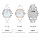 Coach Preston Mother of Pearl White Dial White Steel Strap Watch for Women - 14503662
