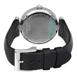 Gucci Diamantissima Diamonds Black Dial Black Leather Strap Watch For Women - YA141403