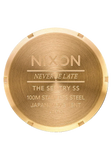 Nixon Sentry Black Dial Gold Steel Strap Watch for Men - A356-510