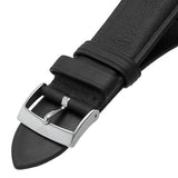 Emporio Armani Giovanni Chronograph Black Dial Black Leather Strap Watch For Men - AR11431