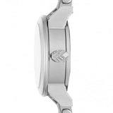 Burberry The City Silver Dial Silver Steel Strap Watch for Women - BU9233