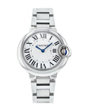 Cartier Ballen Bleu De Cartier Silver Dial Silver Steel Strap Watch for Women - W6920084