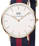 Daniel Wellington Classic Oxford White Dial Two Tone NATO Strap Watch For Men - DW00100001
