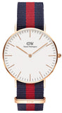 Daniel Wellington Classic Oxford White Dial Two Tone NATO Strap Watch For Women - DW00100029