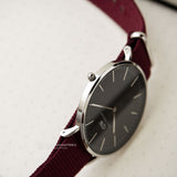 Daniel Wellington Classic Roselyn Black Dial Red NATO Strap Dial Watch For Women - DW00100270