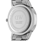 Daniel Wellington Iconic White Dial Silver Steel Strap Watch For Men - DW00100341