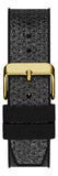Guess Asteria Multifunction Gold Dial Black Rubber Strap Watch For Women - GW0620L2