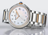 Maurice Lacroix Fiaba Date Diamonds White Mother of Pearl Dial Two Tone Steel Strap Watch for Women - FA1007-PVP23-170-1
