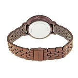 Fossil Jacqueline Brown Dial Brown Steel Strap Watch for Women - ES4275
