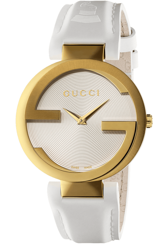 Gucci Interlocking Latin Grammy Special Edition Gold Watch For Women - YA133313