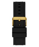 Guess Matrix Multifunction Black Dial Black Rubber Strap Watch For Men - GW0423G5