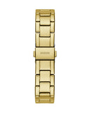 Guess Cosmo Chronograph Green Dial Gold Steel Strap Watch For Women - GW0465L5
