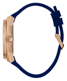 Guess Asteria Multifunction Blue Dial Blue Rubber Strap Watch For Women - GW0620L3
