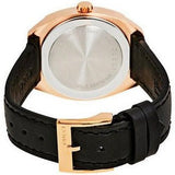 Gucci GG2570 Quartz Black Dial Black Leather Strap Watch For Women - YA142509