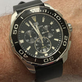 Tag Heuer Aquaracer Black Dial Watch for Men - CAY111A.FT6041