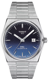 Tissot Powermatic 80 Automatic Gradient Blue Dial Silver Steel Strap Watch for Men - T137.407.11.051.01