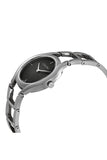 Calvin Klein Class Black Dial Silver Steel Strap Watch for Women - K6R23121