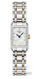 Longines Dolcevita Diamonds Mother of Pearl White Dial Two Tone Steel Strap Watch for Women - L5.258.5.89.7
