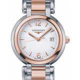 Longines PrimaLuna Quartz White Dial Two Tone Steel Strap Watch for Women - L8.110.5.16.6