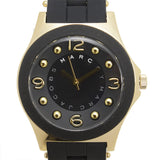 Marc Jacobs Pelly Black Dial Black Silicone Strap Watch for Women - MBM2540