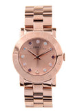Marc Jacobs Amy Dexter Rose Gold Dial Rose Gold Steel Strap Watch for Women - MBM3216