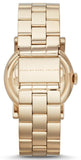 Marc Jacobs Amy Blue Dial Gold Steel Strap Watch for Women - MBM3303