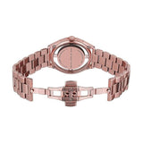 Marc Jacobs Tether Transparent Rose Gold Dial Rose Gold Steel Strap Watch for Women - MBM3414