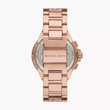 Michael Kors Camille Chronograph Mother of Pearl Dial Rose Gold Steel Strap Watch for Women - MK7272