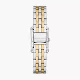 Michael Kors Three-Hand White Dial Two Tone Steel Strap Watch for Women - MKO1035