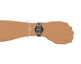 Armani Exchange Hampton Black Dial Black Steel Strap Watch For Men - AX7101