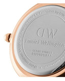 Daniel Wellington Classic Petite St Mawes White Dial Brown Leather Strap Watch For Women - DW00100231