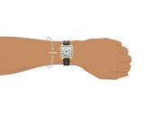 Marc Jacobs Vic Silver Dial Black Leather Strap Watch for Women - MJ1437