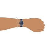 Salvatore Ferragamo 1927 Chrono Analog Blue Dial Blue Leather Strap Watch for Men - SFKZ00223