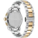 Salvatore Ferragamo 1927 Chrono Silver Dial Two Tone Steel Strap Watch for Men - SFKZ00523