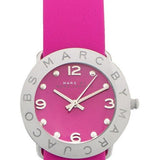 Marc Jacobs Amy Pop Pink Dial Pink Leather Strap Watch for Women - MBM1286