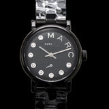 Marc Jacobs Marc Black Dial Black Steel Strap Watch for Women - MBM8673