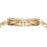 Michael Kors Cinthia Quartz Gold Dial Gold Steel Strap Watch For Women - MK3681