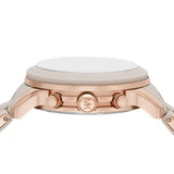Michael Kors Runway Chronograph Grey Dial Grey Silicone Strap Watch For Women - MK7386