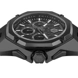 Philipp Plein Octagon Black Dial Black Silicone Strap Watch for Men - PWTBA0623