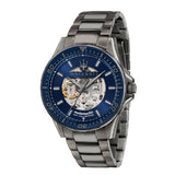 Maserati SFIDA Automatic Blue Dial Silver Steel Strap Watch For Men - R8823140001