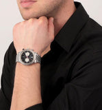 Maserati Legend Chronograph Black Dial Stainless Steel Watch For Men - R8873638001