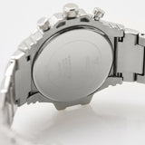 Guess Fusion Chronograph Crystals Silver Dial Silver Steel Strap Watch For Women - GW0552L1