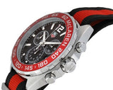 Tag Heuer Formula 1 McLaren Limited Edition Chronograph Black Dial Two Tone NATO Strap Watch for Men - CAZ1112.FC8188