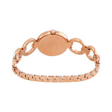 Tissot T Lady Flamingo Mother of Pearl Dial Rose Gold Steel Strap Watch for Women - T094.210.33.116.01